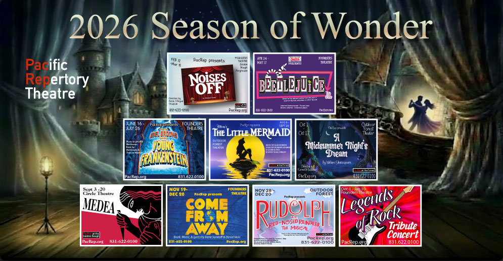 PacRep's 2026 production season, A Season of Wonder, show logos