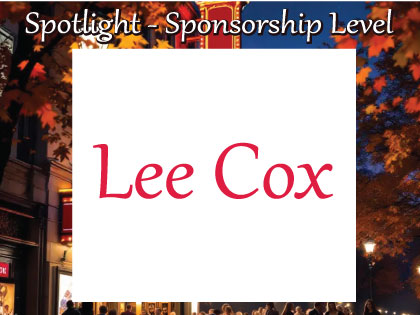 Lee Cox, 2026 Autumn on Broadway sponsor