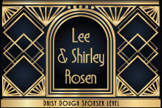 Lee & Shirley Rosen, Prohibition at the Playhouse 2026 sponsor